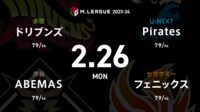【中継】U-NEXT Pirates、どこまで突き抜けるか