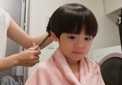 「timelesz猪俣周杜みたいになりたい」平成を代表する元グラドル（40）のイケメン長男（4）、ヘアカット中に憧れの芸能人を告白