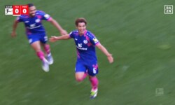 「日本人が輝いた」佐野海舟の“５秒ゴラッソ”をドイツ・メディア大絶賛！「力強い独走から強烈弾」美しい初ゴールの瞬間