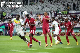 巧すぎる…。 セネガル代表FWのゴールが凄い！ 難しいボールに巧みに合わせた一撃