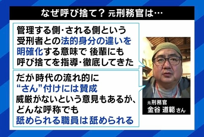 元受刑者2人と考える 刑務所での“呼び捨て禁止”で何が変わる？ 「“さん付け”はされたくない」「決して居心地のいい場所ではない」 6枚目