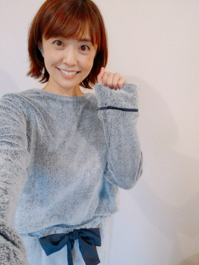 小林麻耶、夫に“可愛い”と褒められたGUのアイテム「素材も気持ちいいです」 1枚目