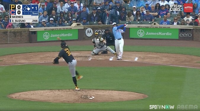 同じ99マイルの直球にはファウルで粘るも