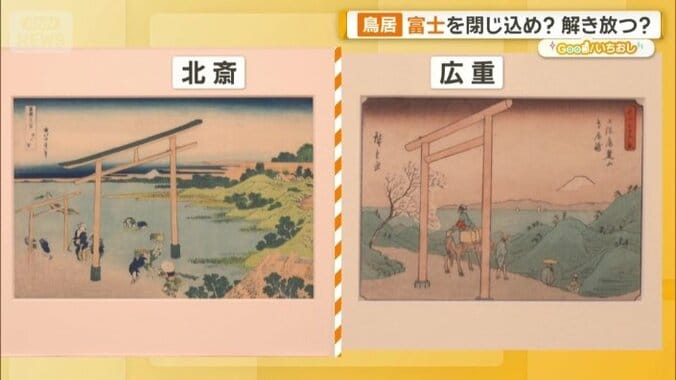 共通して登場する鳥居