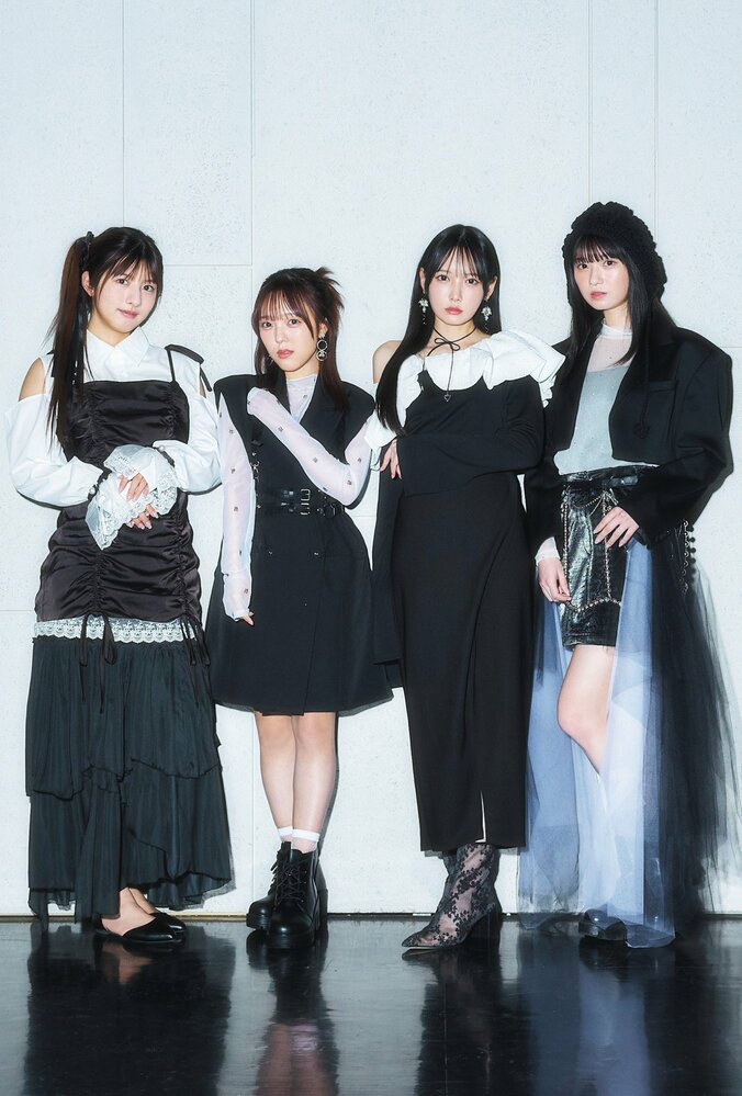 『B.L.T.2025年3月号増刊 ≠ME特別版』セブンネットショッピング購入特典ポストカード【落合希来里＆河口夏音＆菅波美玲＆鈴木瞳美】