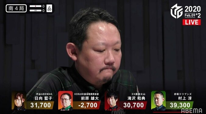 「いつも通り」が最善手 村上淳、ピンチにも不運にも動じず復活の7勝目／麻雀・Mリーグ 1枚目