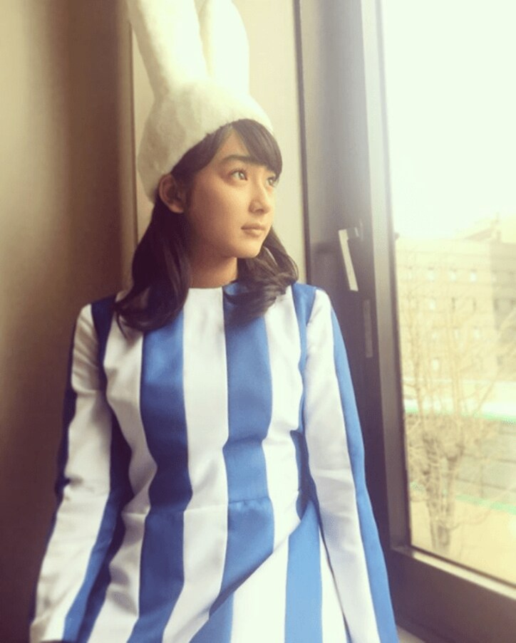 平祐奈、大きな白い耳のミッフィー姿に変身 ファン「マジ鬼キュン」