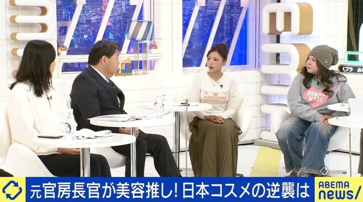 意見を交わす林芳正氏ら