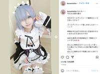 コスプレイヤー・神湊しお、「リゼロ」レムに可憐に変身！　「鬼かわいい」「Perfect Rem」と好評