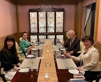 デヴィ夫人『ホテル椿山荘『イル・テアトロ』にてディナー』