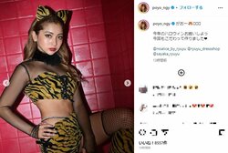 ゆきぽよの“リアルラムちゃん”風コスプレに「とっても美しい」「小悪魔スタイルが似合う」と反響