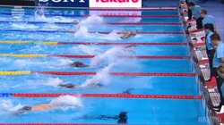 世界水泳・男子100mバタフライ、世界最高レベルのタイムで優勝したフランスのイケメンスイマー、説得力ありすぎの肉体美