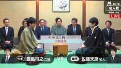 豊島将之二冠、4連勝で初名人なるか　注目の第4局で佐藤天彦名人と対局開始／将棋・名人戦七番勝負第4局