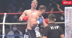 ロープにもたれ掛かったまま“衝撃失神KO”に視聴者ドン引き「怖すぎる」「本物だ」