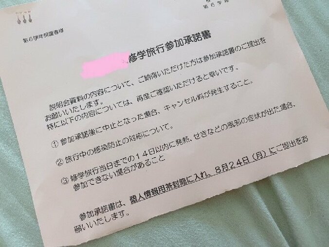 ギャルママ・日菜あこ、“超微妙な”娘の修学旅行「親としても不安がいっぱい」 1枚目