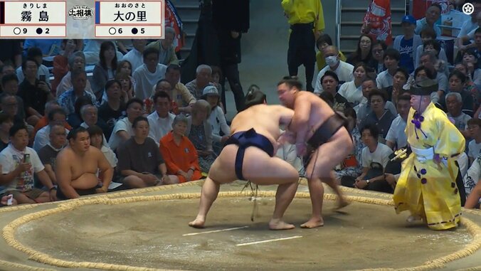 大の里が霧島の術中に“ハマった”決定的瞬間 「誘っていた」天鎧鵬が指摘 2敗死守の霧島は11度目対戦で大の里を撃破 2枚目