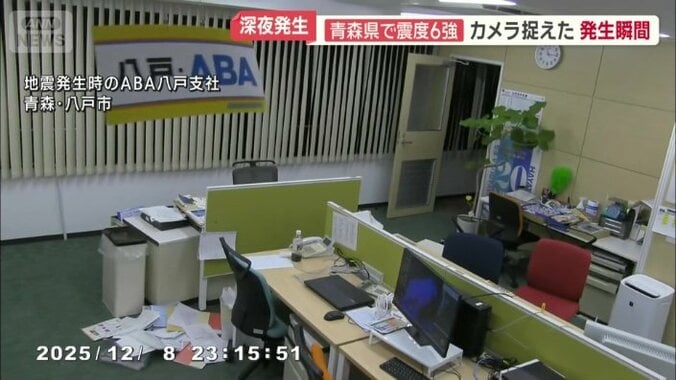 デスクに置いてあった書類は散乱