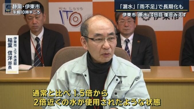 伊東市上下水道部　稲葉部長