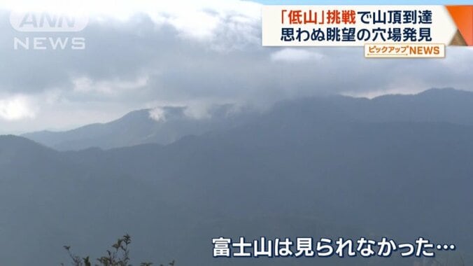 この日は富士山は見られなかった