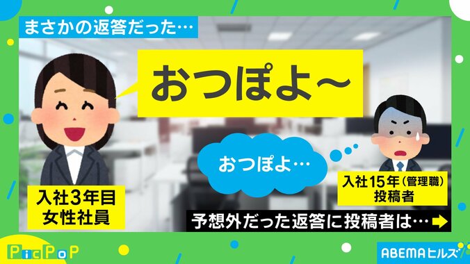 「え!?聞き間違い?オレ管理職…」入社3年目の女性社員から返ってきた“個性的な一言”に「素敵な職場」「俺も言われたい」とほっこり 2枚目