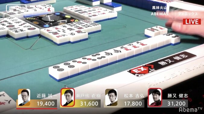 「疾く勝つこと風の如し」EX風林火山・勝又健志、全10局のスピード戦を制し、首位肉薄／麻雀・大和証券Mリーグ 2枚目
