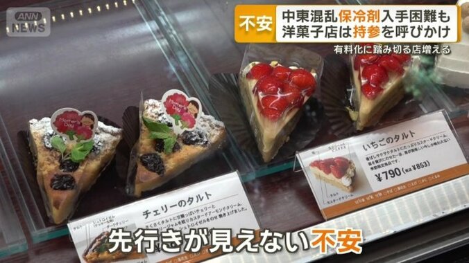 チェリーのタルトといちごのタルト