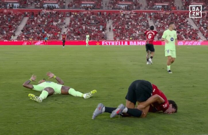 悶絶するモレイ＆天を仰ぐハフィーニャ