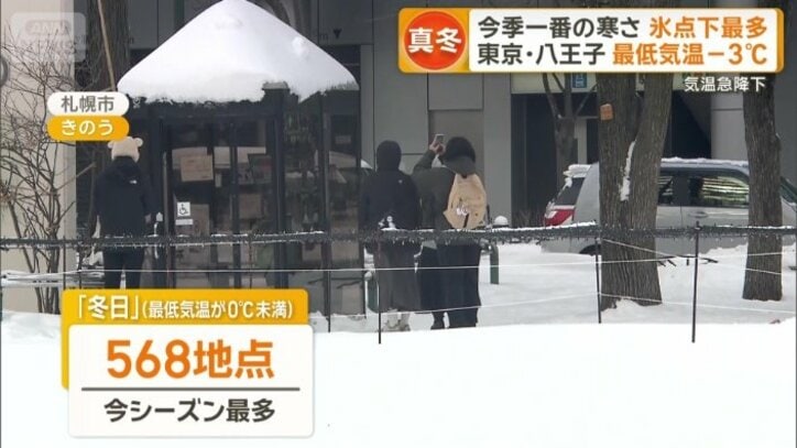 今シーズン最多の568地点