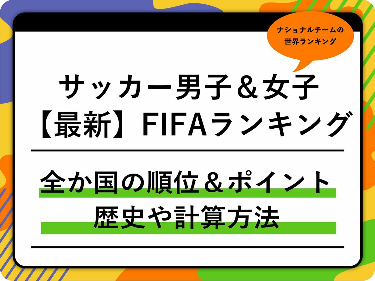 男子 サッカー 世界 ランキング