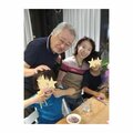 三田佳子、孫の家に立ち寄り元気を貰う「弾けるエネルギー！！」