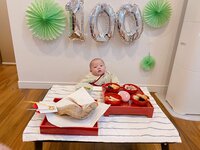 江原千鶴『【生後100日祝い】とわくんのお食い初め』