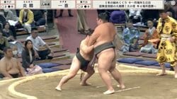 「この対決まじか」“怪物”力士と炎鵬がバトル…まるで結びの一番のごとく盛り上がる館内 強過ぎる24歳「さすがラスボス」