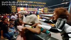 123キロ巨漢女子レスラーが対戦相手の娘を…　リングサイドであり得ない暴挙「子供になんてことを」狂気のヒールっぷりが凄すぎると話題に