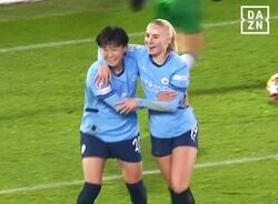 豪快すぎる！ なでしこジャパンFW、“迫力ダイビングヘッド”で女子CL2試合連続ゴール！「藤野あおばが押し込んだ！」「素晴らしい」