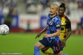 代表初ゴールも「まだまだ足りない」前田大然、次戦でも「しっかり狙っていきたい」