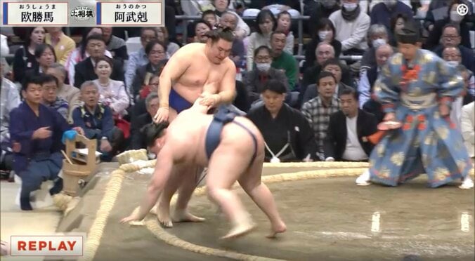え？勝ったはずが…大相撲三月場所でまさかの“反則負け” 欧勝馬は呆然「まだ掴んでいたと捉えられたんでしょうね」 3枚目