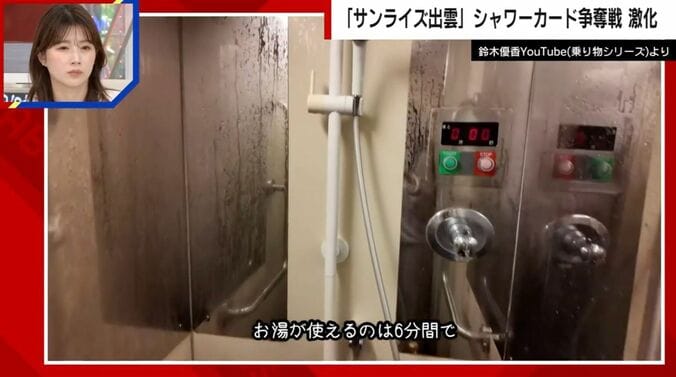 シャワー室の様子