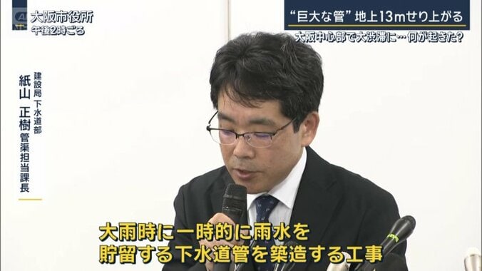 建設局下水道部　紙山正樹管渠担当課長