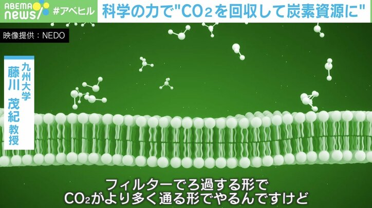 エネルギーの地産地消、地球温暖化の永久解決「CO2を回収するフィルター」で目指す未来