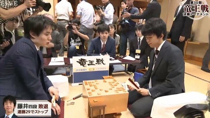 将棋・藤井聡太四段、連勝ストップの対局　AbemaTV史上2位、1242.5万視聴を記録
