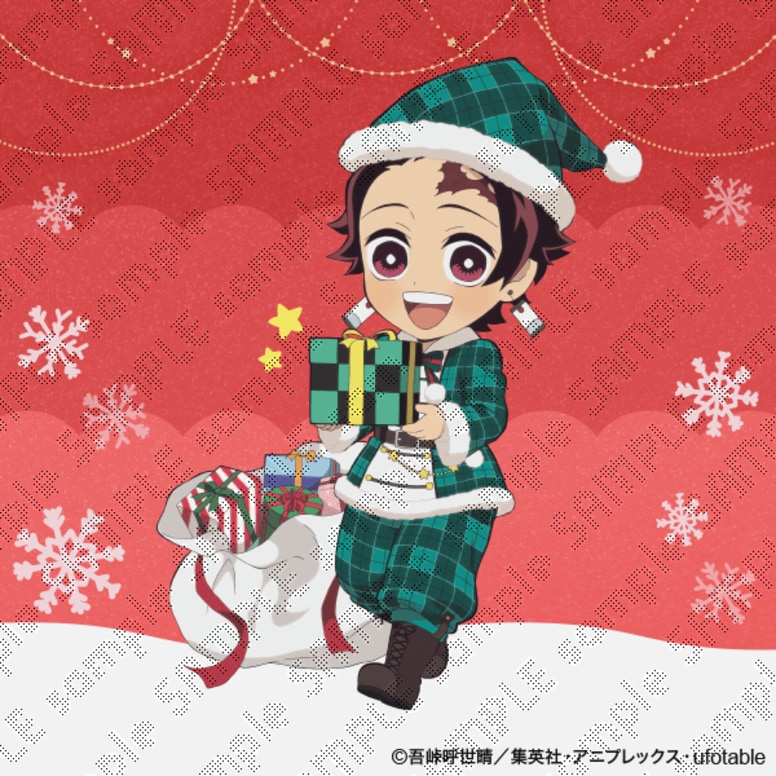 「鬼滅の刃」クリスマス衣装の描き下ろしイラストに「服のチョイスが素晴らしい」「可愛いの塊」とファン歓喜