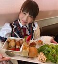 もえあず、“デカ盛り”挑戦前にランチ「前菜的な感じで！笑」