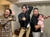 チェリー吉武『お祝いにやってきてくれました』