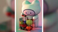 3Dスイカゲーム？で遊ぶ“ゆるクマキャラクター”