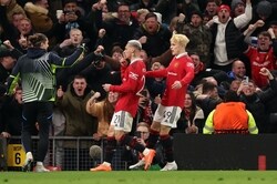 負傷明けのアントニーが決勝弾！　マンU、EL屈指の強豪対決でバルサを下す