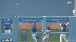 ドジャース戦で“珍光景” エドマン同点弾→打球がブルペンへ…まさかの「捕球失敗」に思わず頭抱える「コーチ取れてなくて草」中継で話題