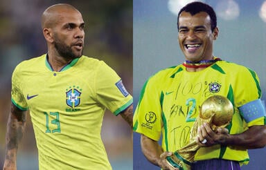 ブラジル代表W杯最年長出場、39歳ダニエウ・アウベスが躍動