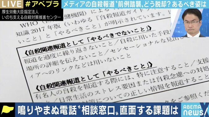 自宅前に押しかける取材スタイルは“時代遅れ”…著名人の自殺を報じるマスコミの姿に苦言 1枚目