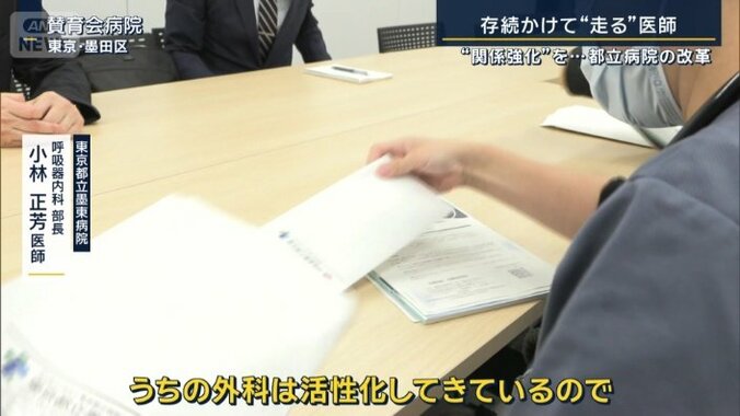 東京都立墨東病院　呼吸器内科部長　小林正芳医師