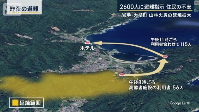 火災避難の経路